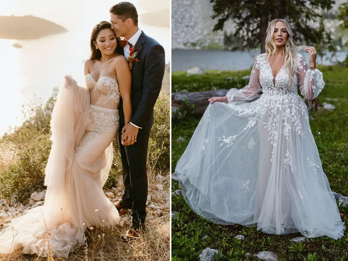 Sheer Wedding Dresses: 12 Breathtaking Styles